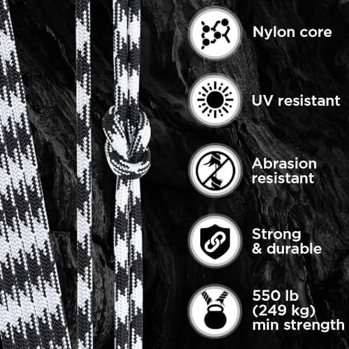 Paracord Rope 550 lb 4mm – Parachute Cord – Utility Camping Rope - Image 3