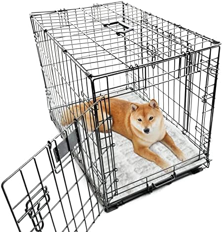 Dog Bed Crate Mat(36" X 23"), Soft Plush Dog Bed Pad Machine Washable Crate Pad, Dog Sleeping Mat with Anti Slip Bottom - Image 5