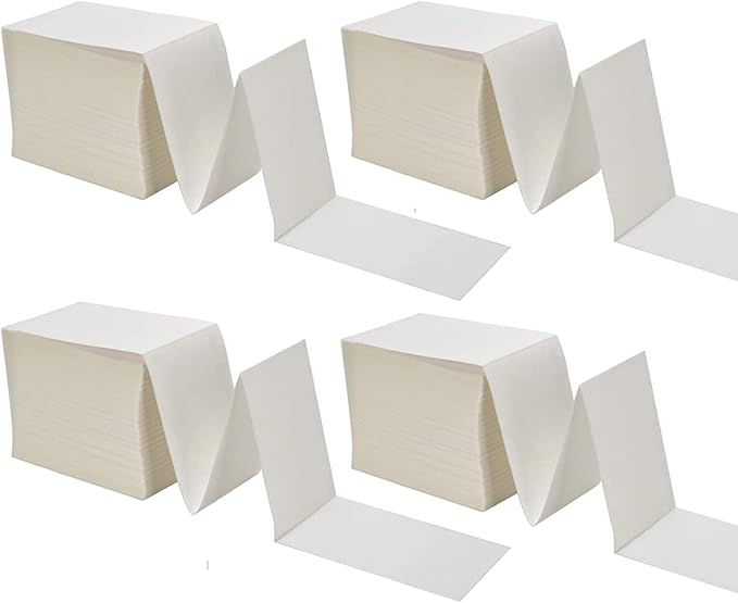 9527 Product Fanfold 4 x 6 Direct Thermal Labels White Perforated Shipping by 9527+Product