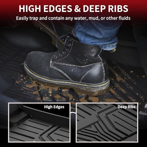 LASFIT Floor Mats for Honda Odyssey 2018-2026 2027 Mini Passenger Van - Image 4
