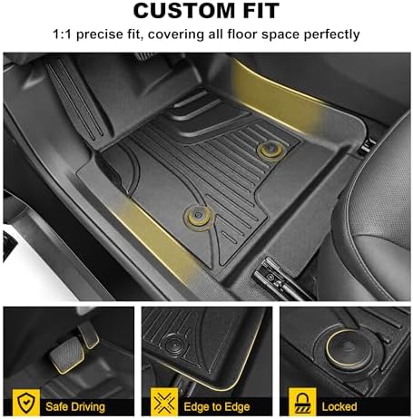Floor Mats 4PCS for Chevy Trax 2024-2026 with Cargo Liner & Backrest Mats - Image 2