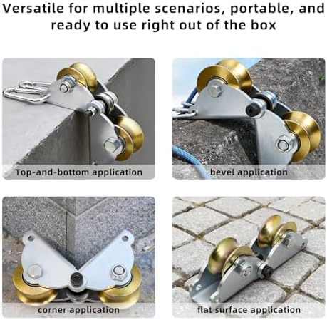 Three-Wheeled Portable Pulley;Angle-Adjustable Pulley;Lifting Equipment;Labor-Saving Transportation Equipment;Mobility Efficiency-Boosting Products;Upgraded Design Model. - Image 6