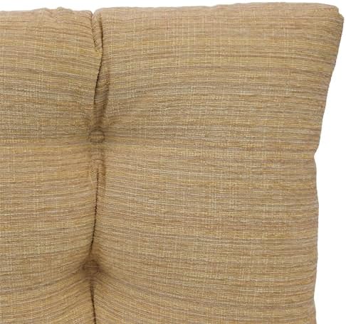 Klear Vu The Gripper Non-Slip Tufted Bench Cushion for Indoor Furniture, Assembled in USA, Entryway Storage, Bay Window, Corner Nook or Piano Seat, 33 Inches, Chenille Natural - Image 3