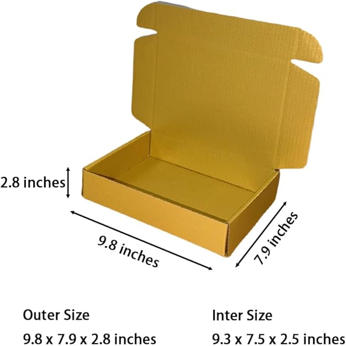 30 Pcs 9.8 x 7.9 x 2.8 inches Shipping Boxes - Image 2