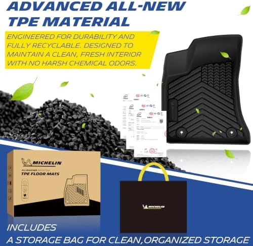 Michelin Vehicle Mats for 2011-2023 Dodge Charger/Chrysler 300 AWD(3 Piece) - Image 7