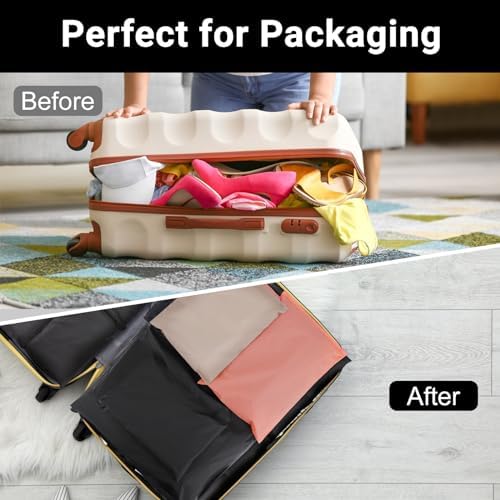 Frosted Zipper Bags for Clothes, 10x13 inch, Pack of 100, Black Plastic Bags for Clothes, Swimsuit, Bathing Suit, Pants, File, Waterproof for T Shirt Packaging, Shipping, Mailing, Selling - Image 4
