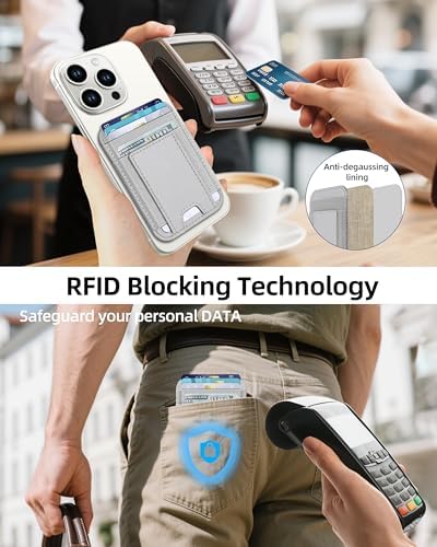 Upgraded for Magsafe Wallet, 7 Card Holder, RFID Blocking, Strongest Magnet - Image 5