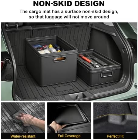 Floor Mats 4PCS for Chevy Trax 2024-2026 with Cargo Liner & Backrest Mats - Image 4