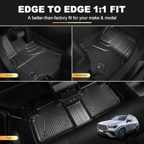 Floor Mats & Cargo Liner for 2020-2026 Mercedes Benz GLE 350/450(Not Coupe) - Image 3