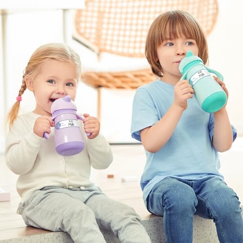 512 Pcs 1"x4" Waterproof Cartoon Baby Bottle Labels for Daycare - Image 7