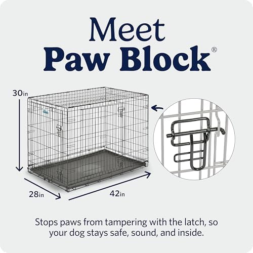 Midwest 42-Inch Double Door iCrate, for Large Breeds, 71-90 lbs - Image 4