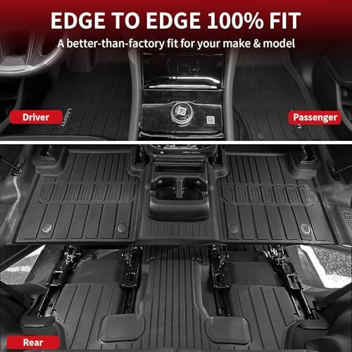 LASFIT Floor Mats for Jeep Grand Cherokee L 2021-2025 2026 6 Passengers - Image 6
