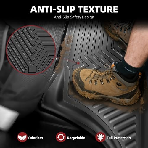 YITAMOTOR Floor & Cargo Mats Fit Honda Odyssey 2018-2026 Mini Passenger Van - Image 6