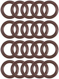 uxcell Fluorine Rubber O-Rings 12mm OD 8mm ID 2mm Width, Metric FKM Sealing Gasket, Pack of 20 by uxcell