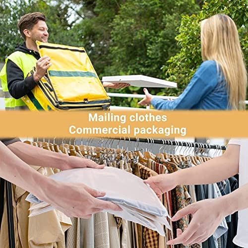 Clear Zipper Bags Resealable for Clothes, 3 Mil Thick 9x12 inch Large Plastic Mailers Travel for Clothing, 100 Pcs Self Seal Apparel Poly Bags for Sweaters, Jeans Shipping - Image 6