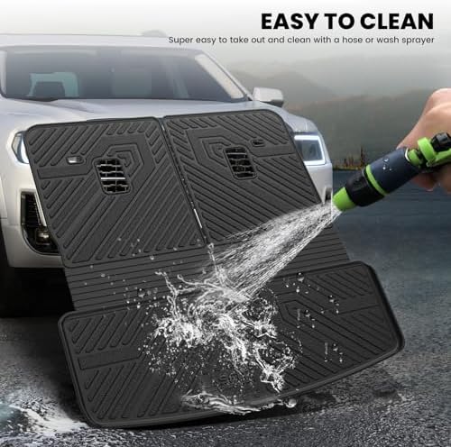 LASFIT Trunk Mat with Backrest Mat for GMC Acadia 2017-2023 - Image 5