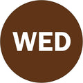NextDayLabels - 2" Round Inventory Control Day of The Week Labels - 500 Per Roll by NextDayLabels