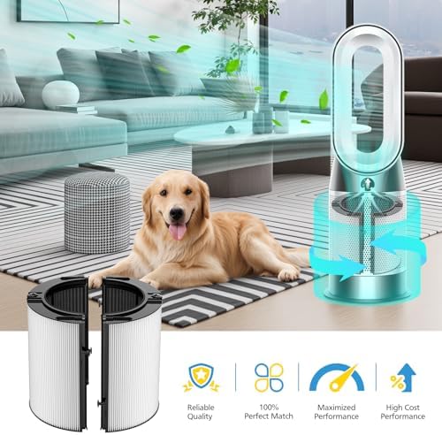 2 Pack Combi 360°Glass HEPA+Carbon Filter For Dyson Air Purifier PC1 TP10 - Image 5