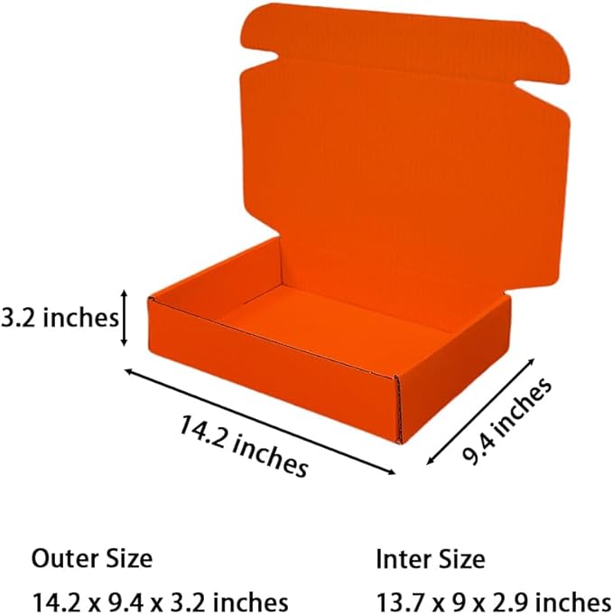 20 Pcs 14.2 x 9.4 x 3.2 inches Shipping Boxes - Image 2