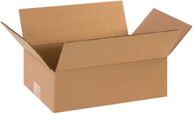 Secure Seal - 12x8x4 Pack of 50 Corrugated Cardboard Packing Shipping Mailing by Secure+Seal
