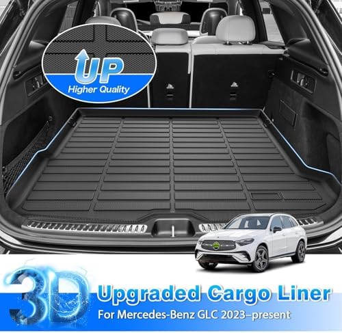 Car Mats for 2023-2026 Mercedes Benz GLC& GLC 300& GLC 350e& GLC 43 AMG, All Weather Flor Mat for GLC 300 Accessories, Heavy Duty Rubber Mats, Car Accessories - Image 5