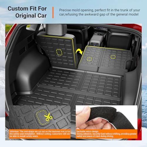 powoq Floor Mats Cargo Mat Compatible with 2022 2023 2024 2025 2026 Tucson - Image 2
