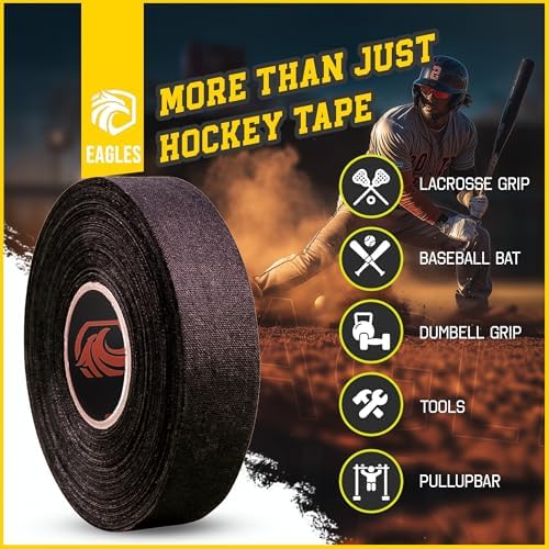 EAGLES Dark Green Tape 1" Grip Tape for Hockey Gym Firearm, Knife Handle - Image 2