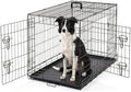 DUMOS 36 Inch Dog Crate, Puppy Small Medium Foldable Dog Cage Pet Kennel by DumosLifestyle