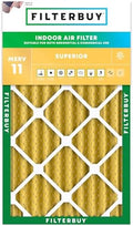 Filterbuy 16x25x4 Air Filter MERV 11 Pet & Allergy Defense (1-Pack) by Filterbuy