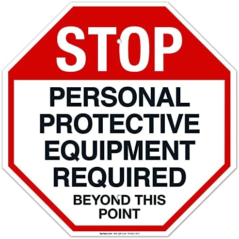 Personal Protective Equipment Required Sign, by SigoSigns