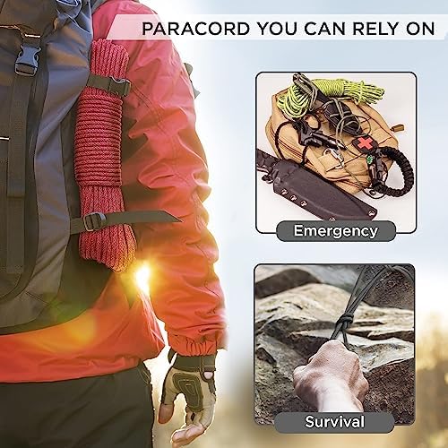 Paracord Rope 550 lb 4mm – Parachute Cord – Utility Camping Rope - Image 7