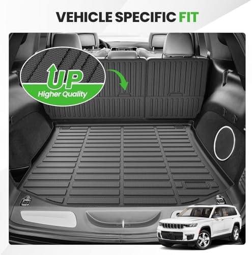 Cartist Cargo Liner for Jeep Grand Cherokee 2011-2021, All Weather Cargo Mats for Grand Cherokee Accessories, Heavy Duty TPE Trunk Mat, Car Accessories - Image 2