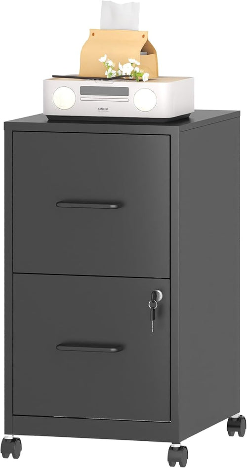 2 Drawer Mobile File Cabinet by EKJOfficials