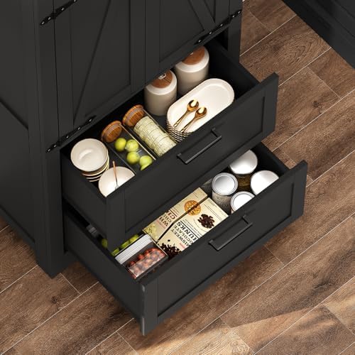 TEENFON Storage Cabinet with Doors & Adjustable Shelf - Image 5
