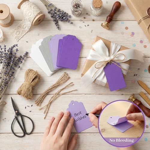 SallyFashion 170 PCS Gift Tags with String Attached, 1.8X3.4 inch - Image 4