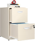 Filing Cabinet 2 Drawer with Lock, Under Desk Metal Filing Cabinet, Two Drawer by MetalMax