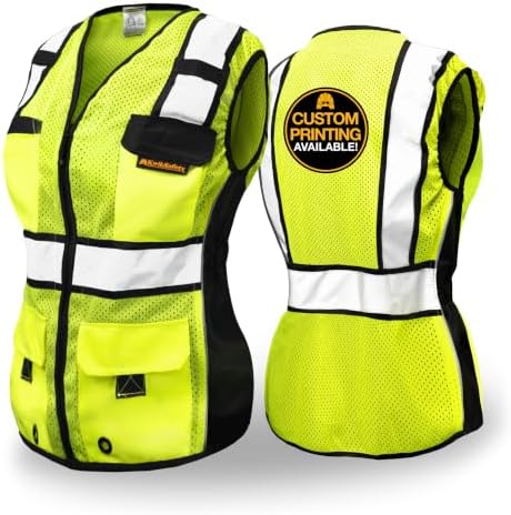 KwikSafety RoadBOSS Econ & Premium Safety Vest for Women Class 2 ANSI OSHA by KwikSafety