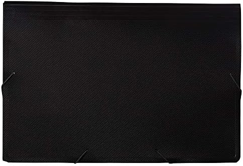 JAM PAPER Accordion Folders - 13 Pocket Plastic Expanding File - Legal Size - 10 x 15 - Black - Sold Individually - Image 2