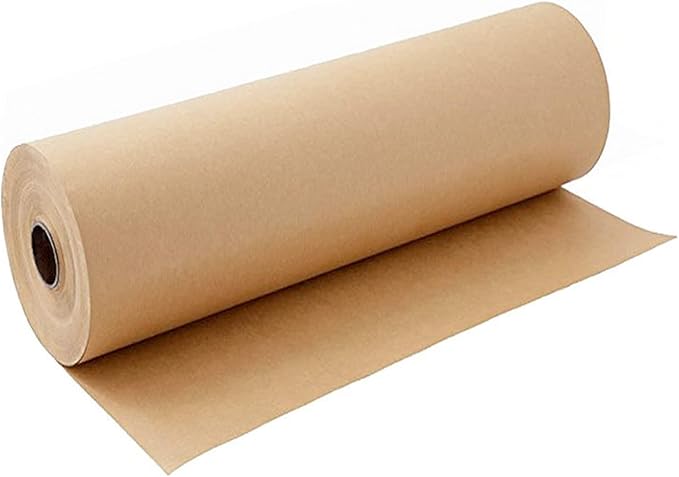 Brown Kraft Paper Roll 12" x 100ft by PONGHEI