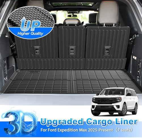Cartist Ford Expedition max Floor Mats for 2025 2026 Expedition max (7 Seats) Accessories All-Weather Waterproof Car Floor Mats & Cargo Liner for Ford Expedition max 2025 2026 - Image 5