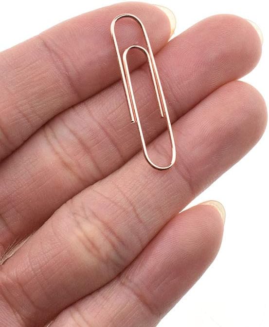HAHIYO Paper Clips Sturdy 1.3 inches Length 180 Pack Paperclips Heavy Duty by HAHIYO