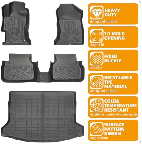 Floor Mats for Subaru Crosstrek 2018-2021-2023(NOT Hybrid) - Image 6