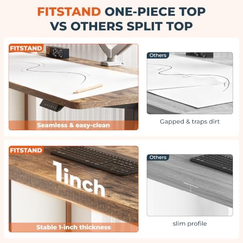 48x 30x 1''One-piece Standing Desk Stand Up Adjustable Desk - Image 5