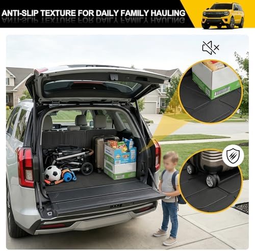 Trunk Mat & Backrest Mat for 2025 2026 Ford Expedition/Lincoln Navigator Standard 7 Seats(Not for Max/L Models), Rear Seat Back Cover Cargo Liner Only for 25 26 Expedition/Navigator Accessories - Image 7