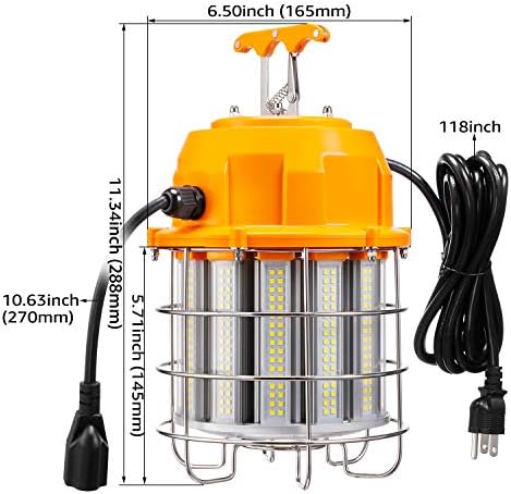 LEONLITE 100W LED Temporary Work Light, 5000K with Surge Protector - Image 5