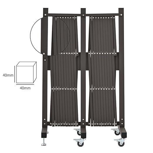 GYMTIME Expandable Metal Barricade, Safety Barrier - Image 2