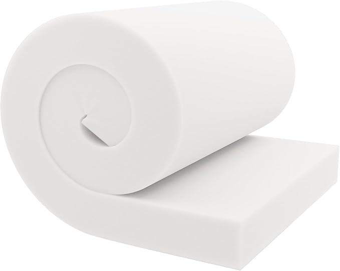 GoTo Foam 4" Height x 24" Width x 120" Length 44ILD Upholstery Cushion Made in by GoToFoam