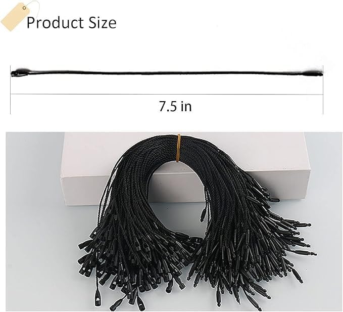 Acuteye 1000Pcs 7.5-inch Hang Tag Nylon String for Clothes Tags - Image 2