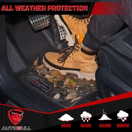 Floor Mats & Cargo Liner Compatible with Honda CR-V 2023 2024 2025 2026 (Include Hybrid), Full Set All Weather Protection 1st, 2nd Row Car Liners & Trunk Mat, Black - Image 6