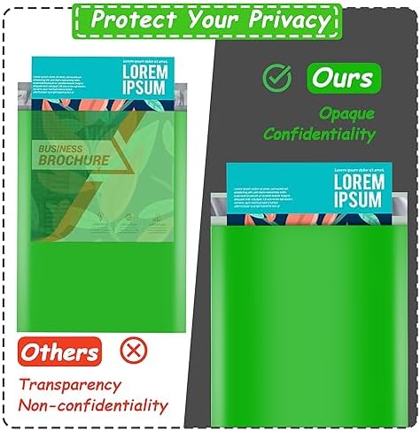 JinRuiKJ Poly Mailers 14.5x19 Inch, 50 Pcs Shipping Bags, Green - Image 5